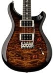 PRS SE Custom 24 Quilt Guitar Black Gold Sunburst with Gigbag